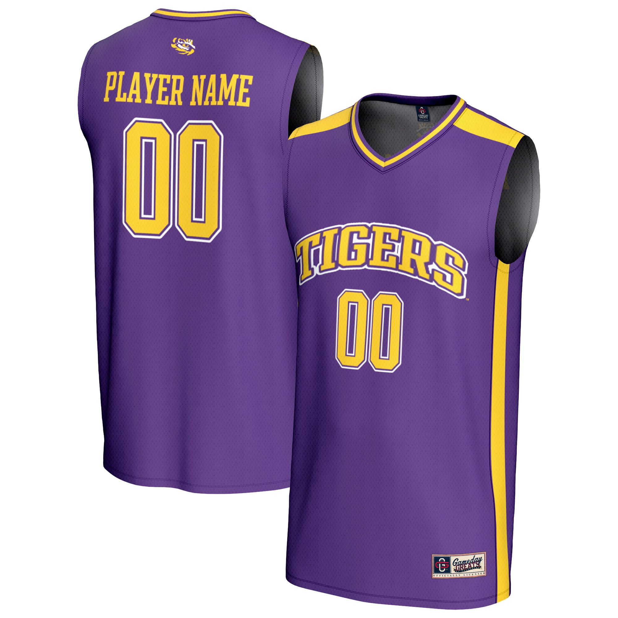 LSU Tigers GameDay Greats Youth NIL Pick-A-Player Lightweight Collegiate Women's Basketball Fashion Jersey - Purple