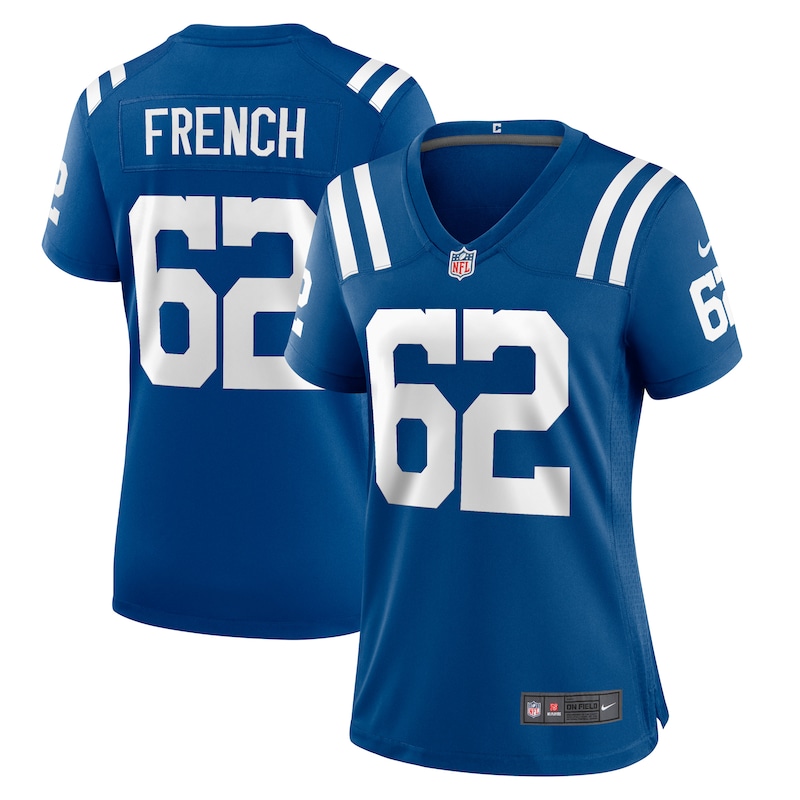 None Wesley French Indianapolis Colts Sleek Authentic Jersey