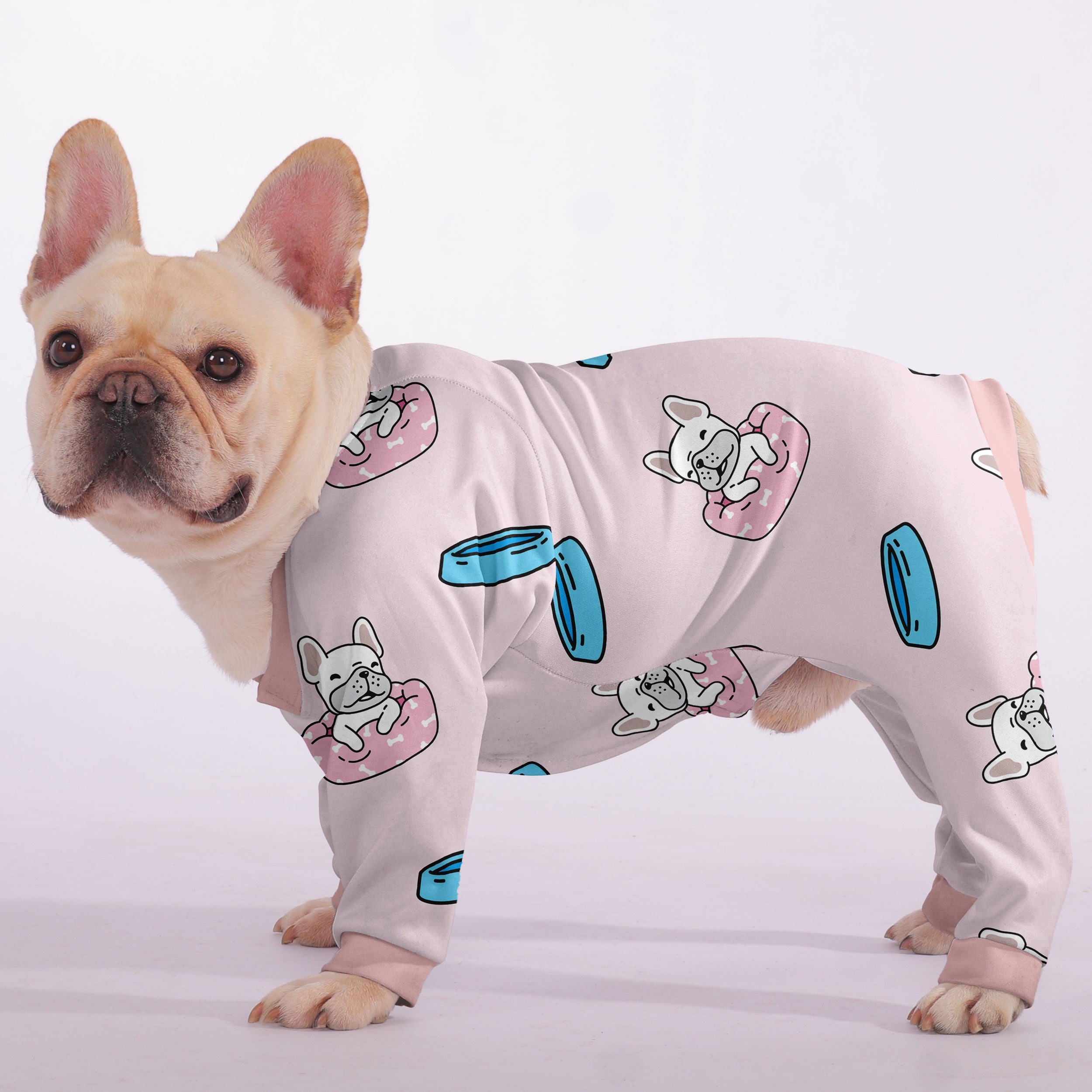 Frenchie-Fan Durable Biscuit - Frenchie Pajama for Street Style Premium
