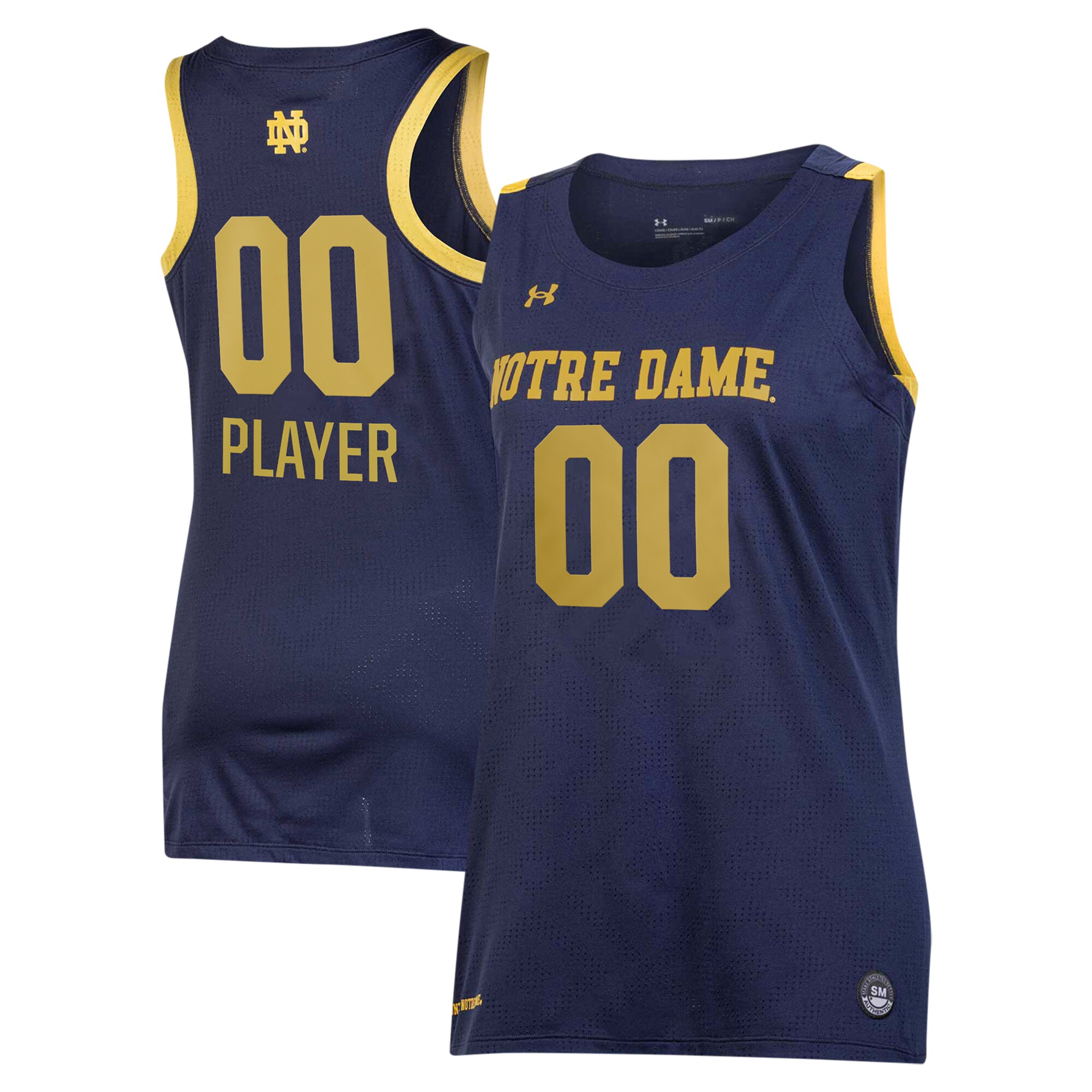 [DDG] Notre Dame Fighting Irish Women's Pick-A-Player NIL Women's Basketball Jersey - Navy