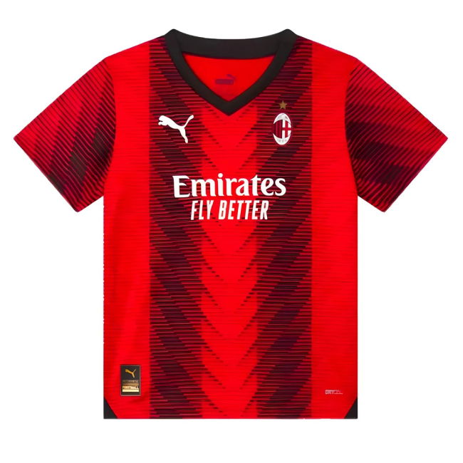 2023-2024 AC Milan Mini Home Kit (Ibrahimovic 11) Lightweight