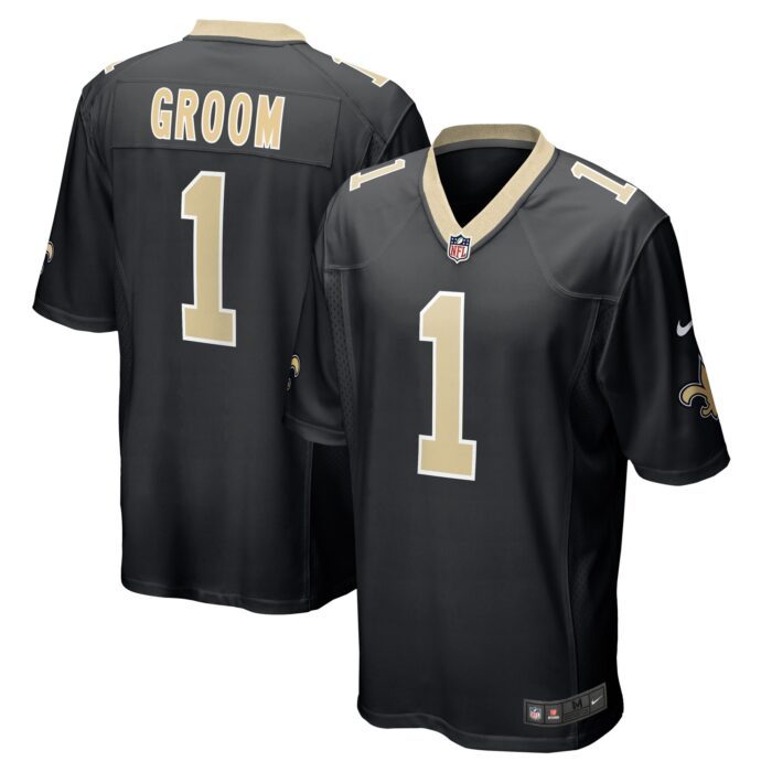 None Men's New Orleans Saints Powerful Game Jersey for NFL Fans