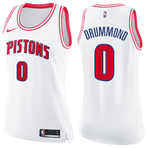 Premium Pistons #0 Andre Drummond 2024 Icon NBA Swingman Jersey White