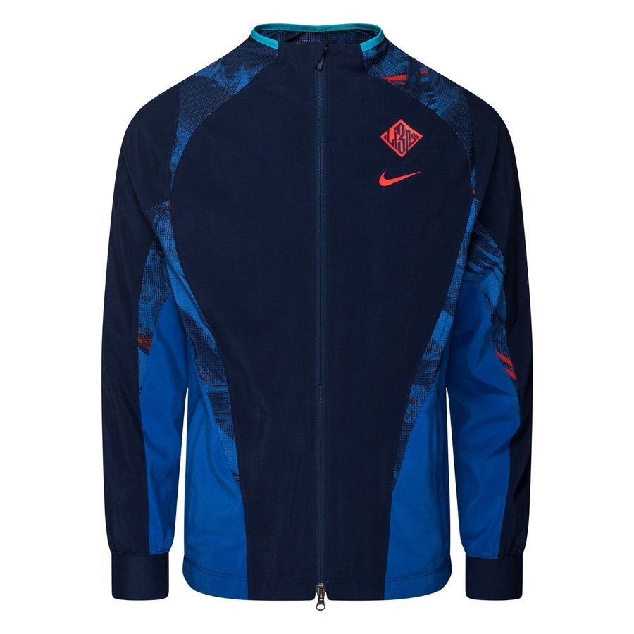 England Training Travel Jacket Dri Fit Awf Woven Blue Void/game Royal/