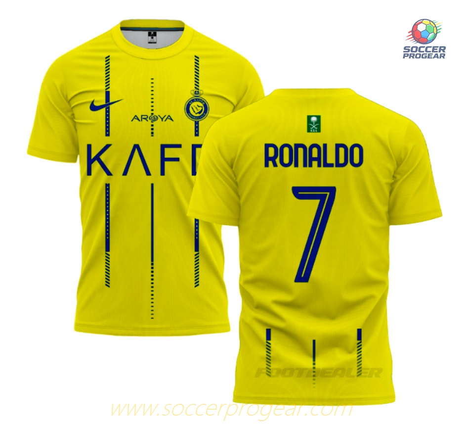 JERSEY KIT KIDS AL NASSR Authentic RONALDO HOME 2023 2024