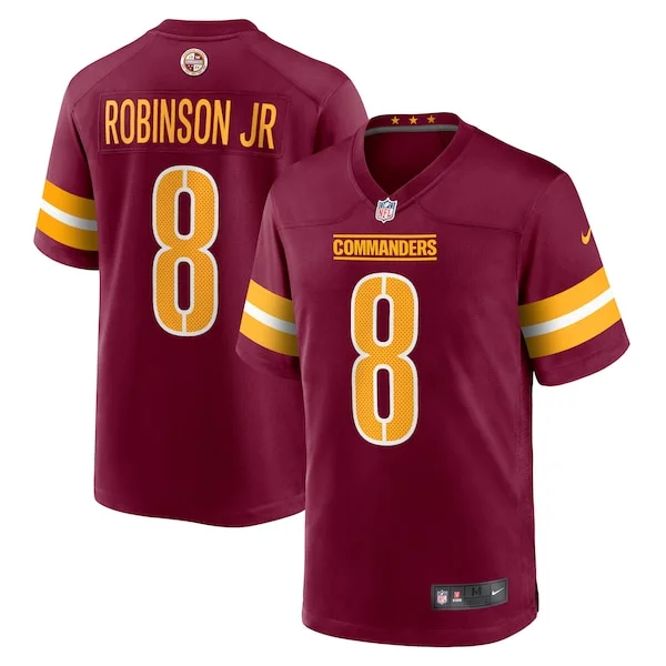 None Game NFL Jersey - Burgundy | Authentic Football Apparel