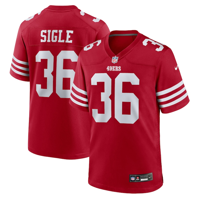Marques Sigle San Francisco 49ers Nike Team Game Jersey - Sc...