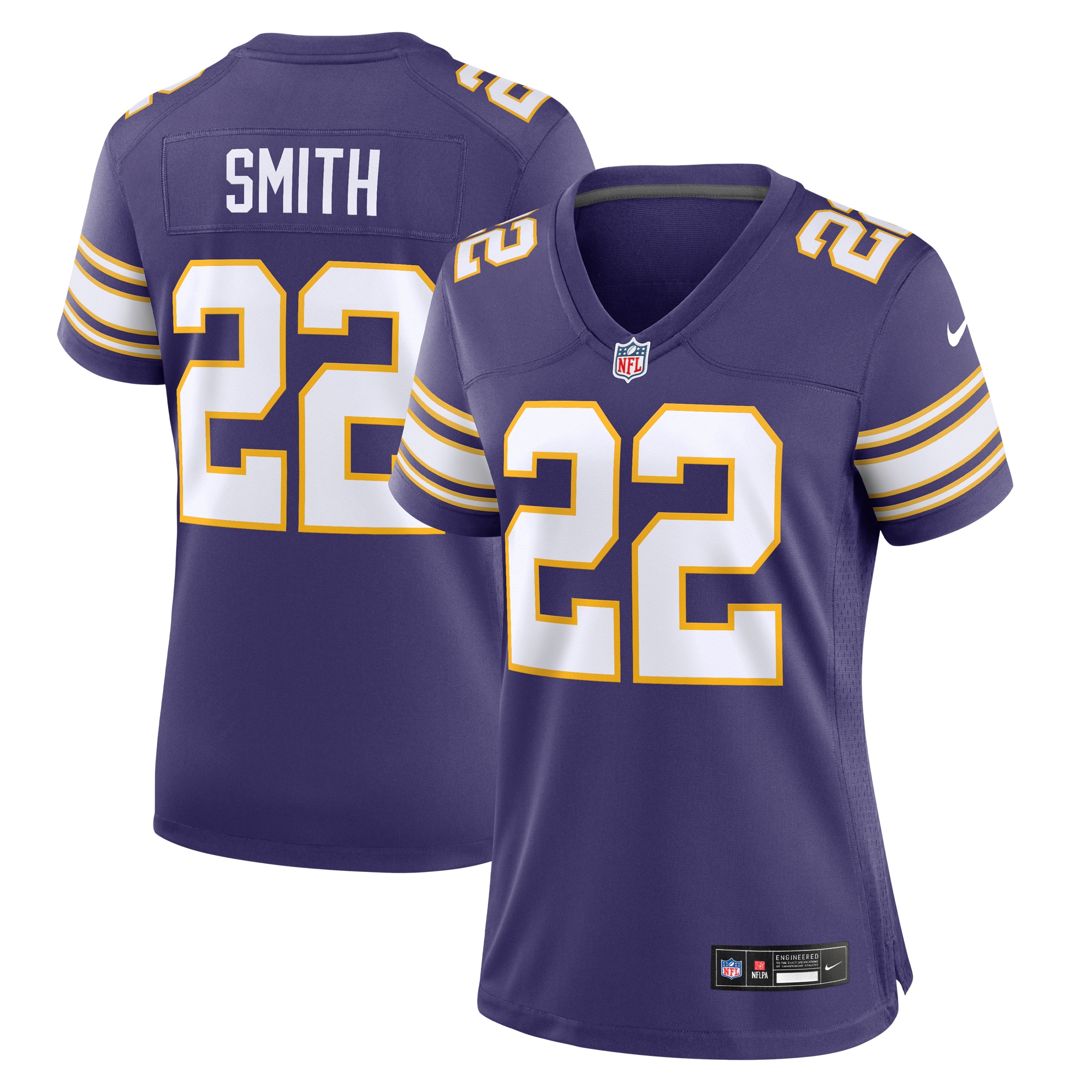 [LK] Harrison Smith Minnesota Vikings Women's Alternate Game Jersey - Purple