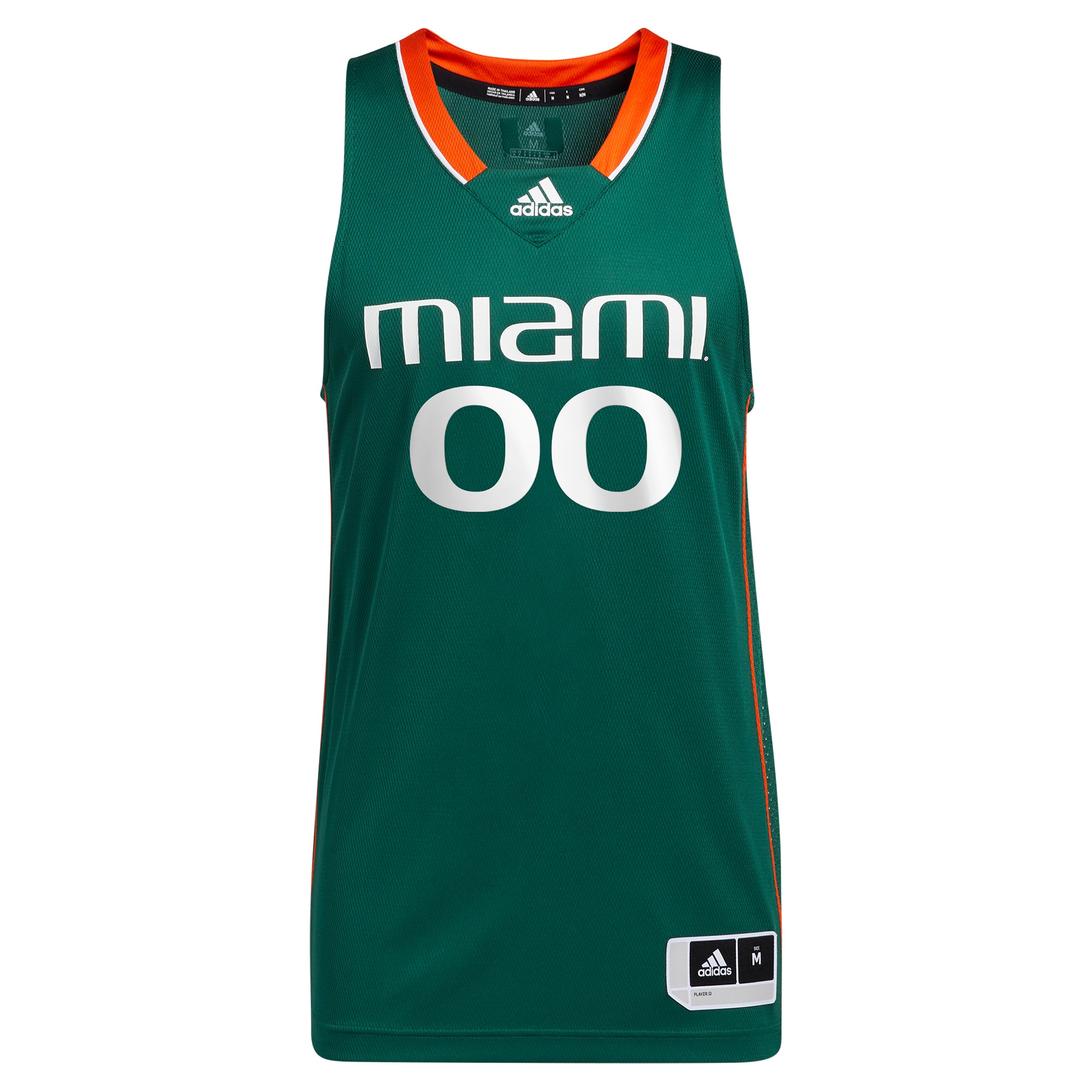 [DDG] Miami Hurricanes Unisex Pick-A-Player NIL Men's Basketball Jersey - Green