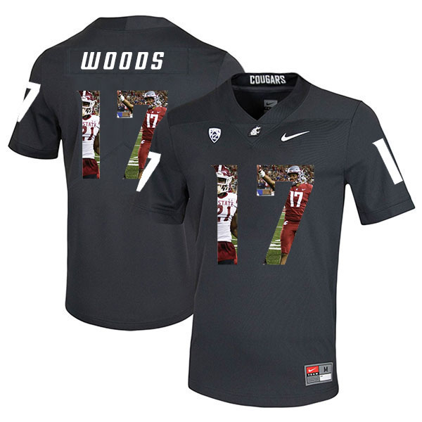 Men's None Black 2024 team authorized Kassidy Woods #17 replica Jersey