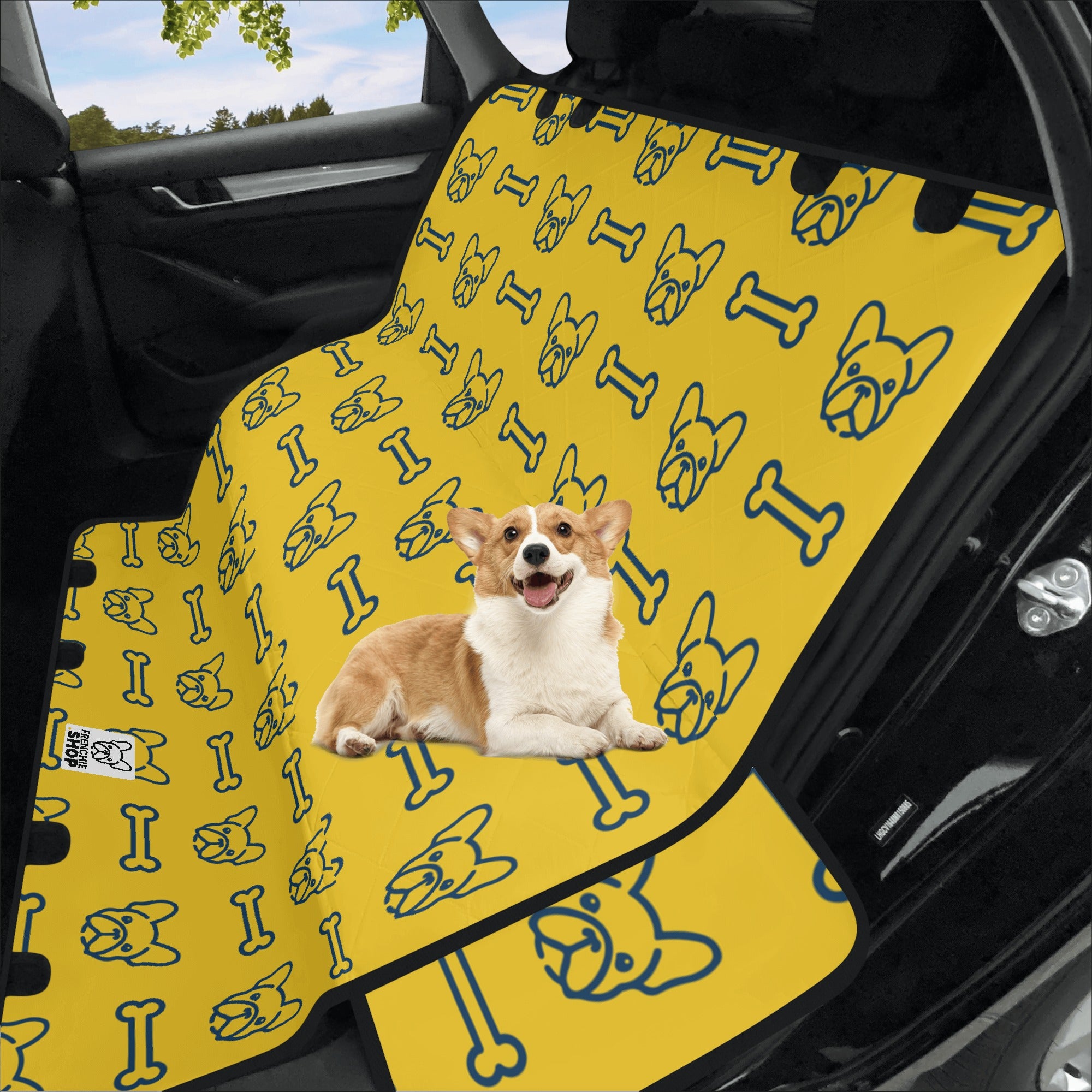 Car Pet Seat Covers For French Bulldog Winter Wear | Durable Build