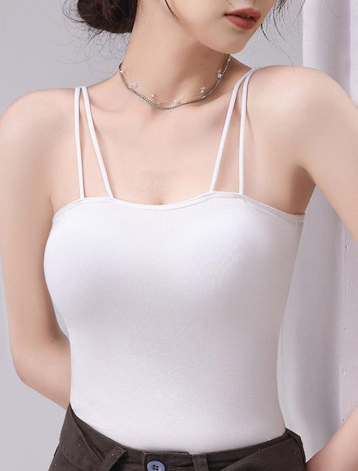Women's Tank Top Basic Sleeveless Regular Tops Strapless Summer