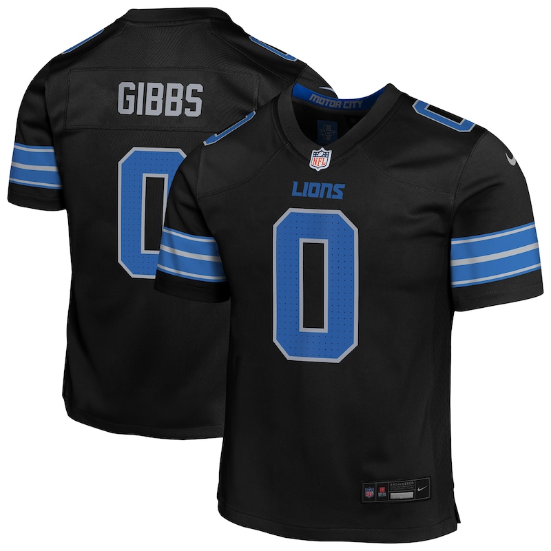 None Jahmyr Gibbs Detroit Lions Great Value Authentic Jersey