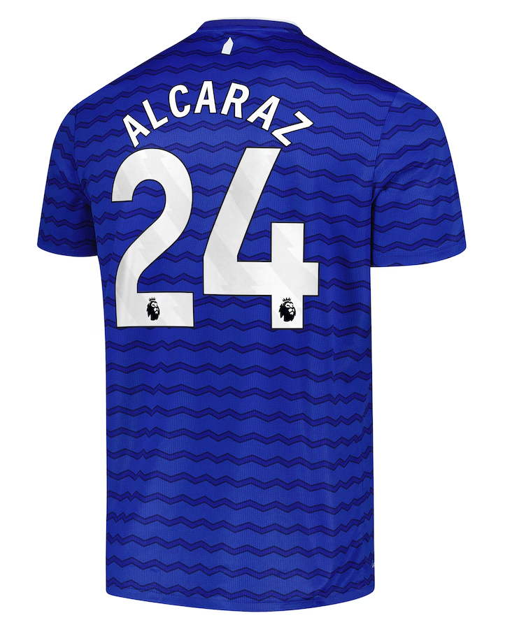 Everton Home ALCARAZ 24 Football Jersey for the 25-26 Season