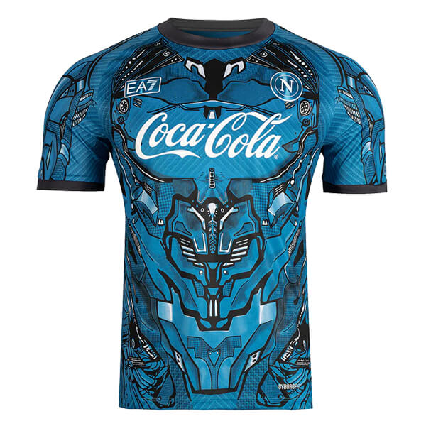 Napoli Pre Match Blue Shirt 202526 - Official Replica 23219