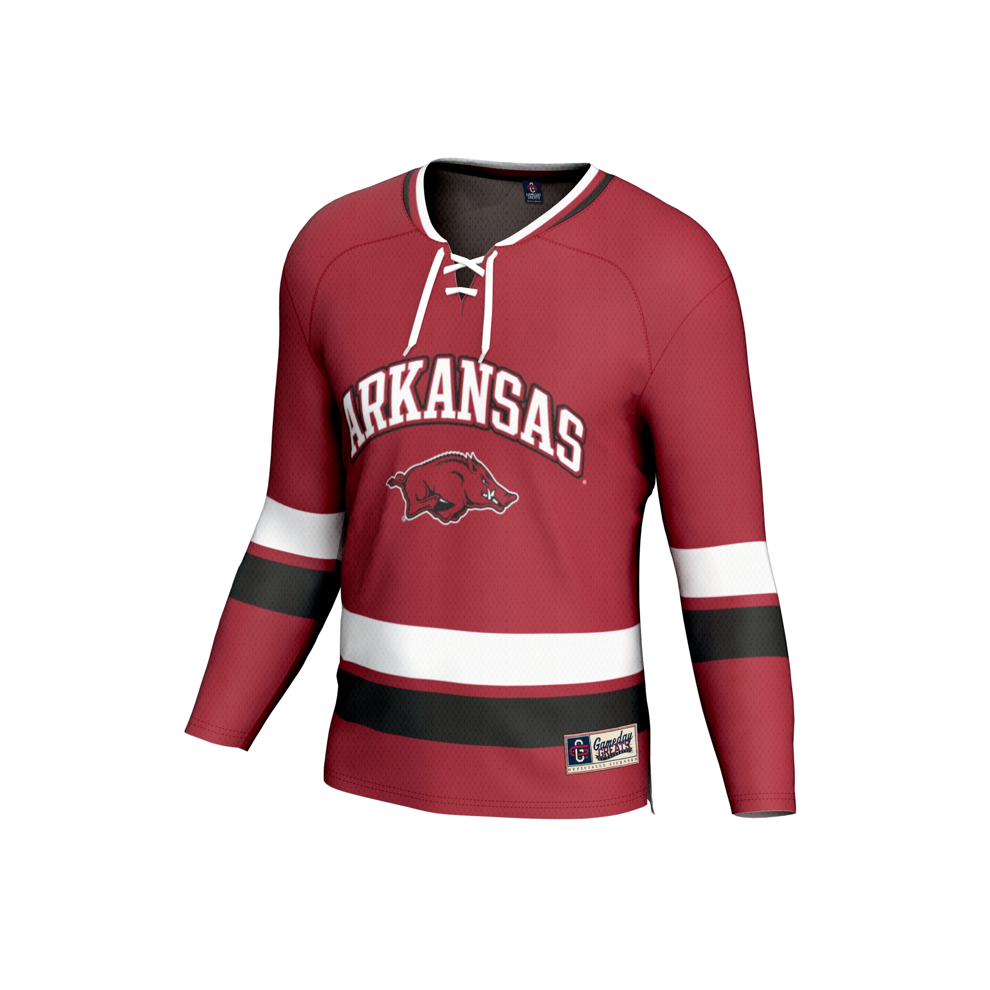 [DDG] Arkansas Razorbacks GameDay Greats Unisex Spirit Hockey Jersey - Cardinal