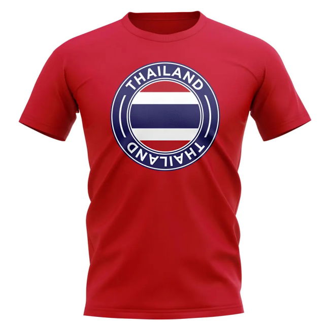Match-Ready Championship Thailand Football Badge T-Shirt (Red)