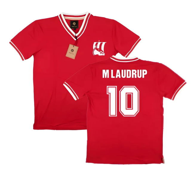 Premium Denmark 2025-2026 Home Jersey (LAUDRUP 10)
