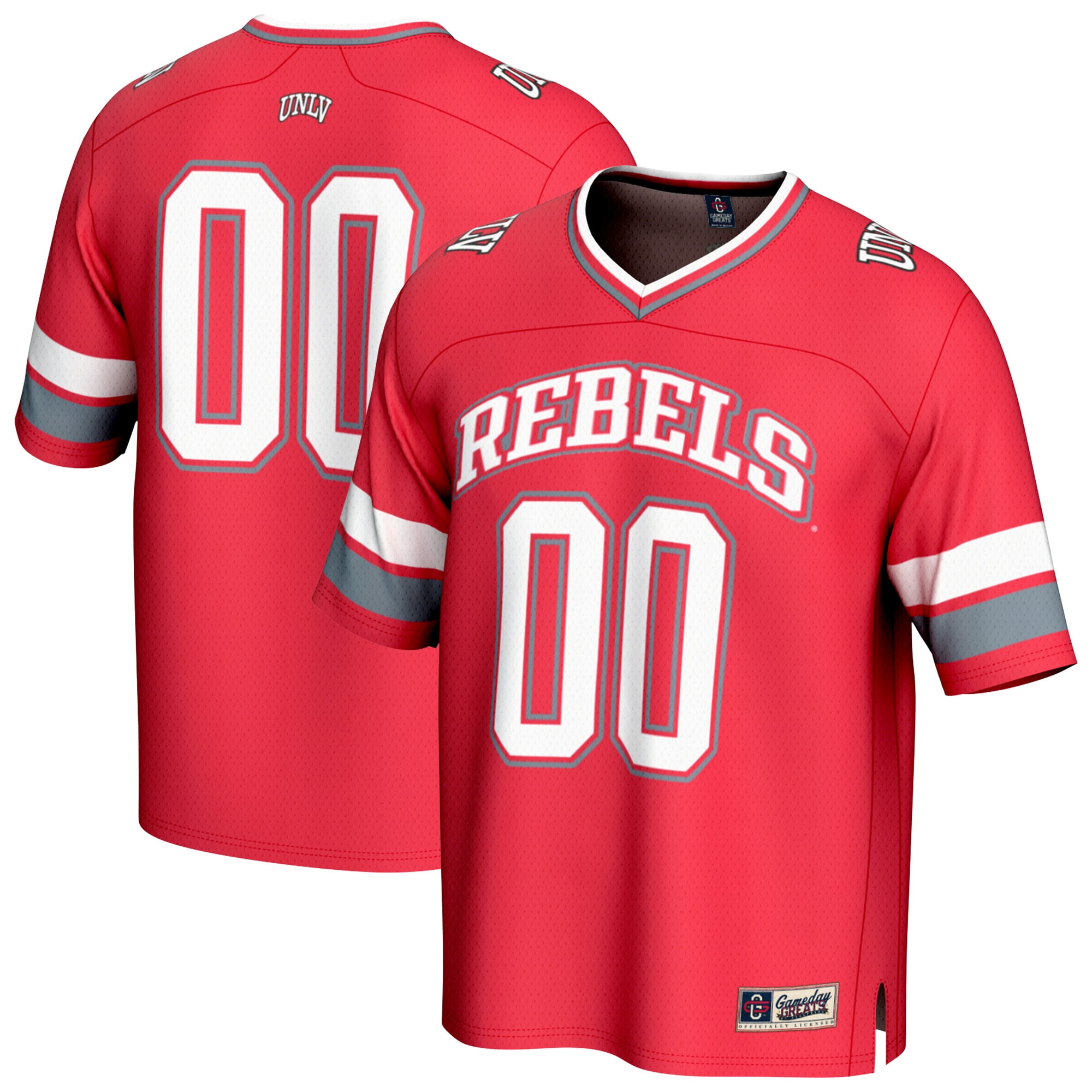 #00 UNLV Rebels GameDay Greats Youth Lightweight Collegiate Football Fashion 26/27 Football Jersey - Scarlet