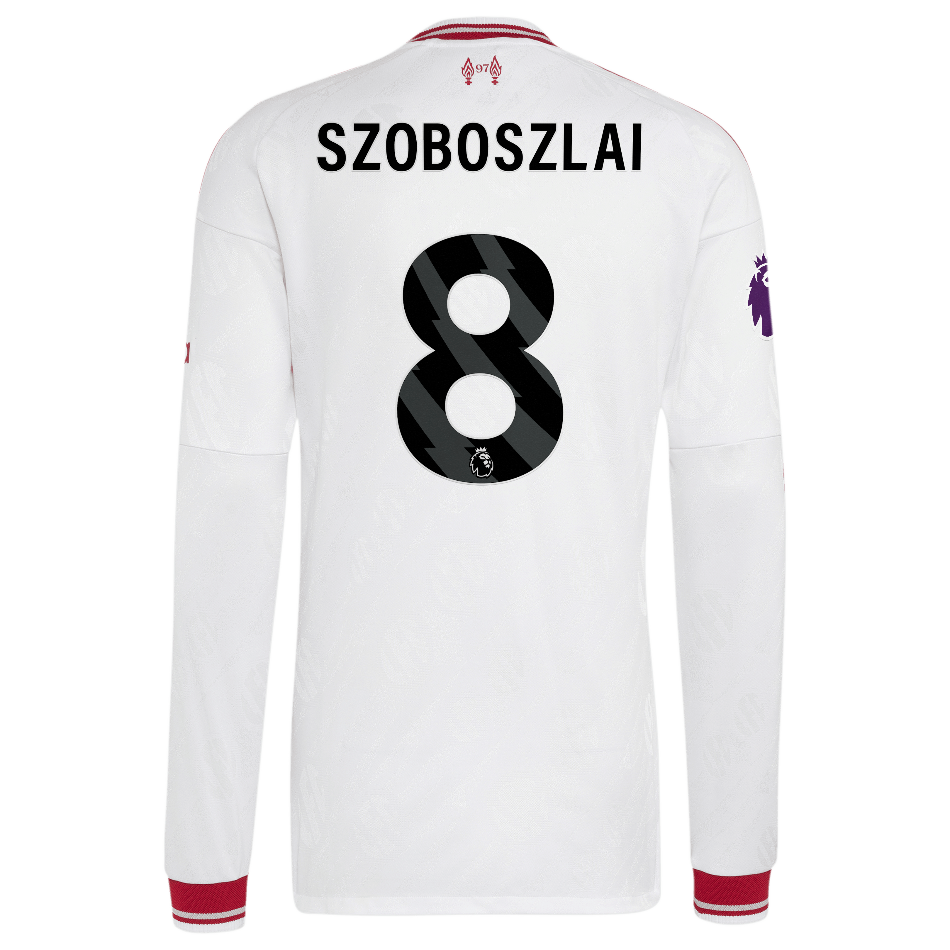 [SJH] Dominik Szoboszlai Liverpool 2026/27 Away On-Field Authentic Long Sleeve Jersey - White