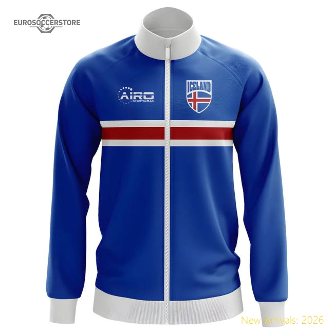 Iceland Concept Football Track Jacket (Blue)