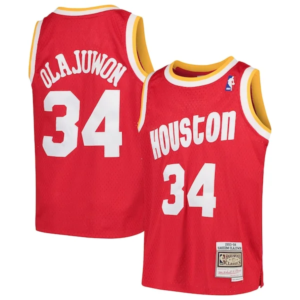 Hakeem Olajuwon HOU Swingman Jersey - premium vintage - Red training