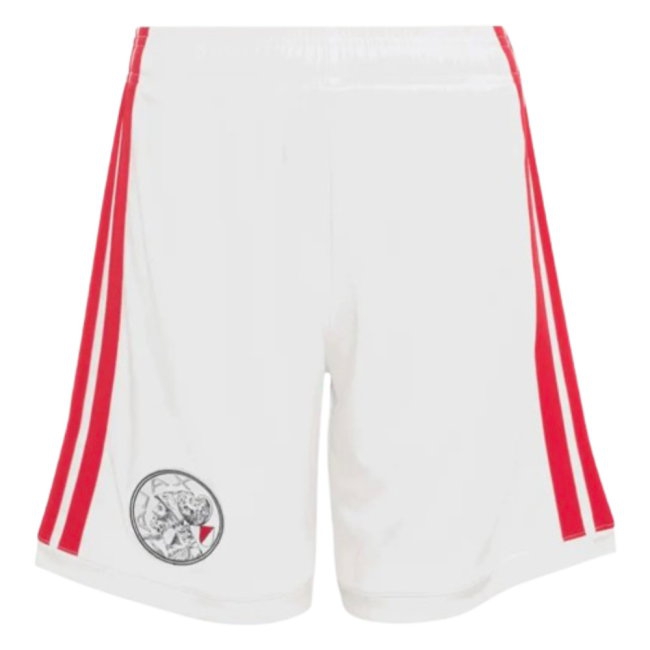 [JED] 2026-2027 Ajax Home Shorts (White) - Kids