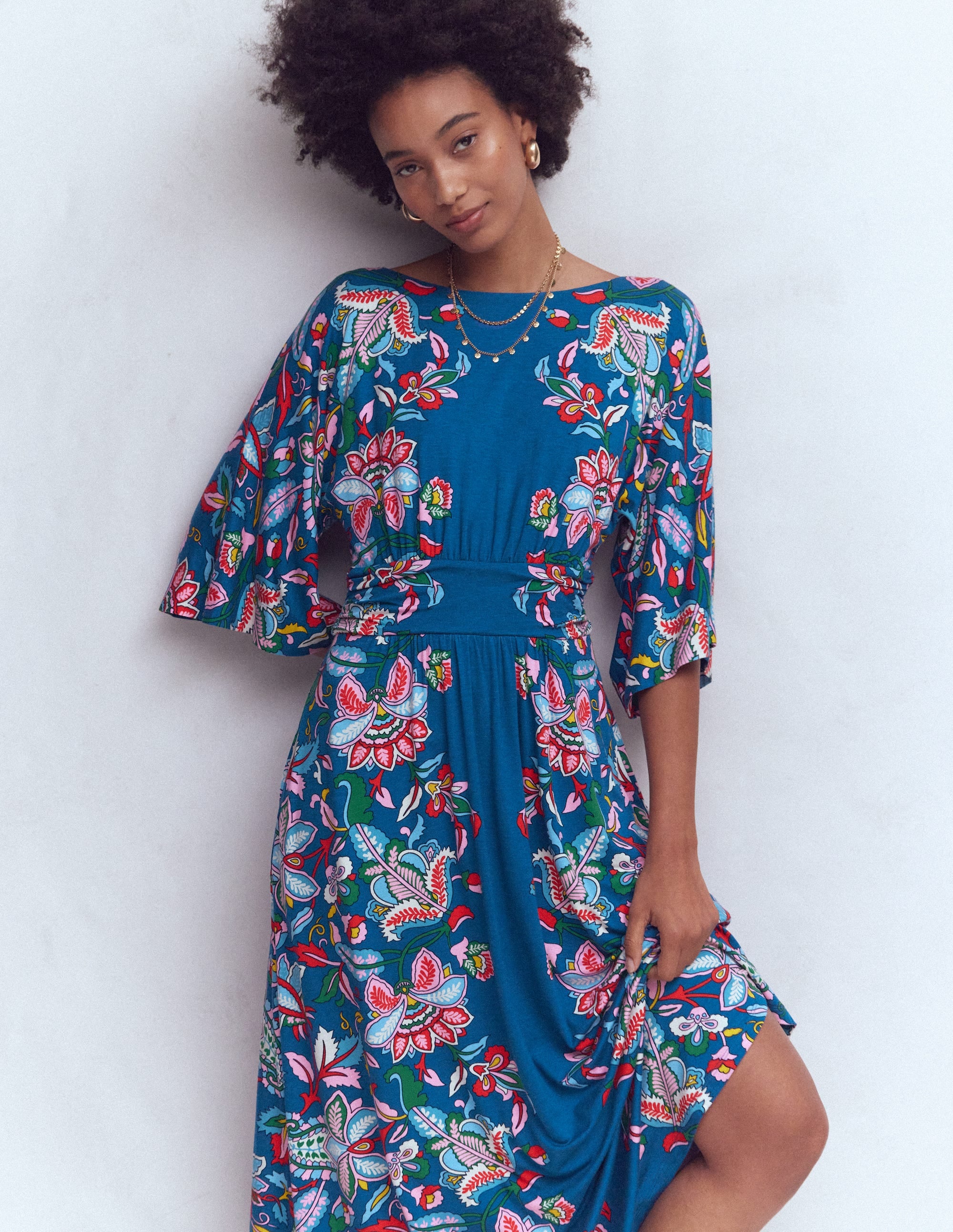 Imelda Kimono Jersey Dress