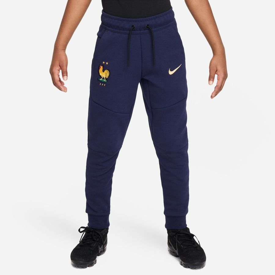 France Sweatpants Nsw Tech Fleece Jet Blackened Blue/club Gold Kids
