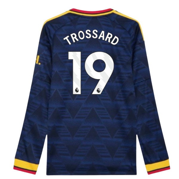 2026-2027 Arsenal Authentic Long Sleeve Away Shirt (Trossard 19)