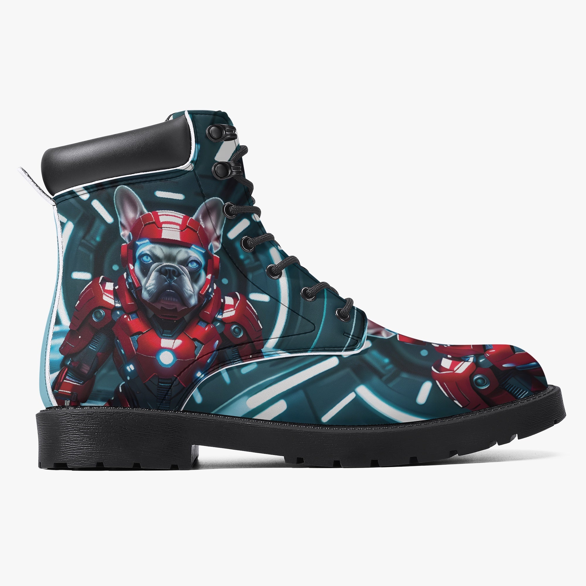 Elton - Trendy Casual Leather Boot For Frenchie Fans | Premium Quality