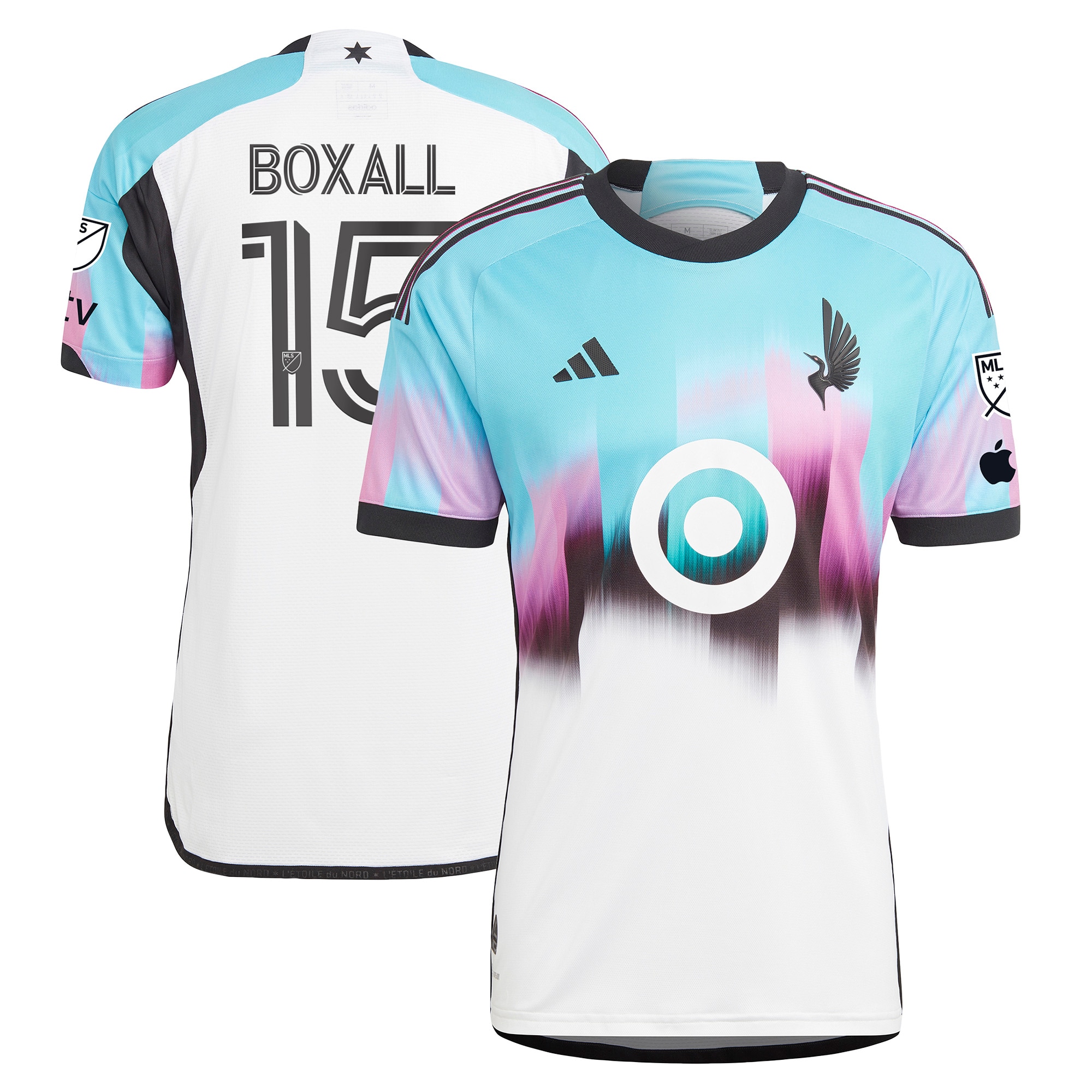 [JED] Michael Boxall Minnesota United FC 2023 The Northern Lights Kit Authentic Jersey - White