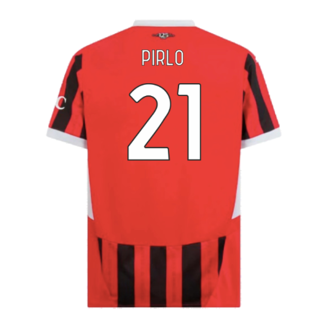 Durable 2024-2025 Ac Milan Home With Retro Design - Midfield Maestros