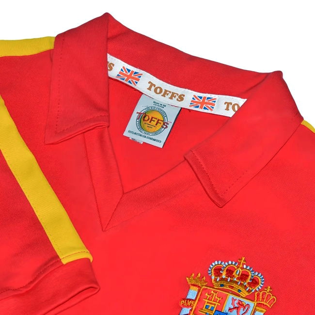 Match Replica Spain Home Fan Jersey (Adults) (Spain 1982) (1)