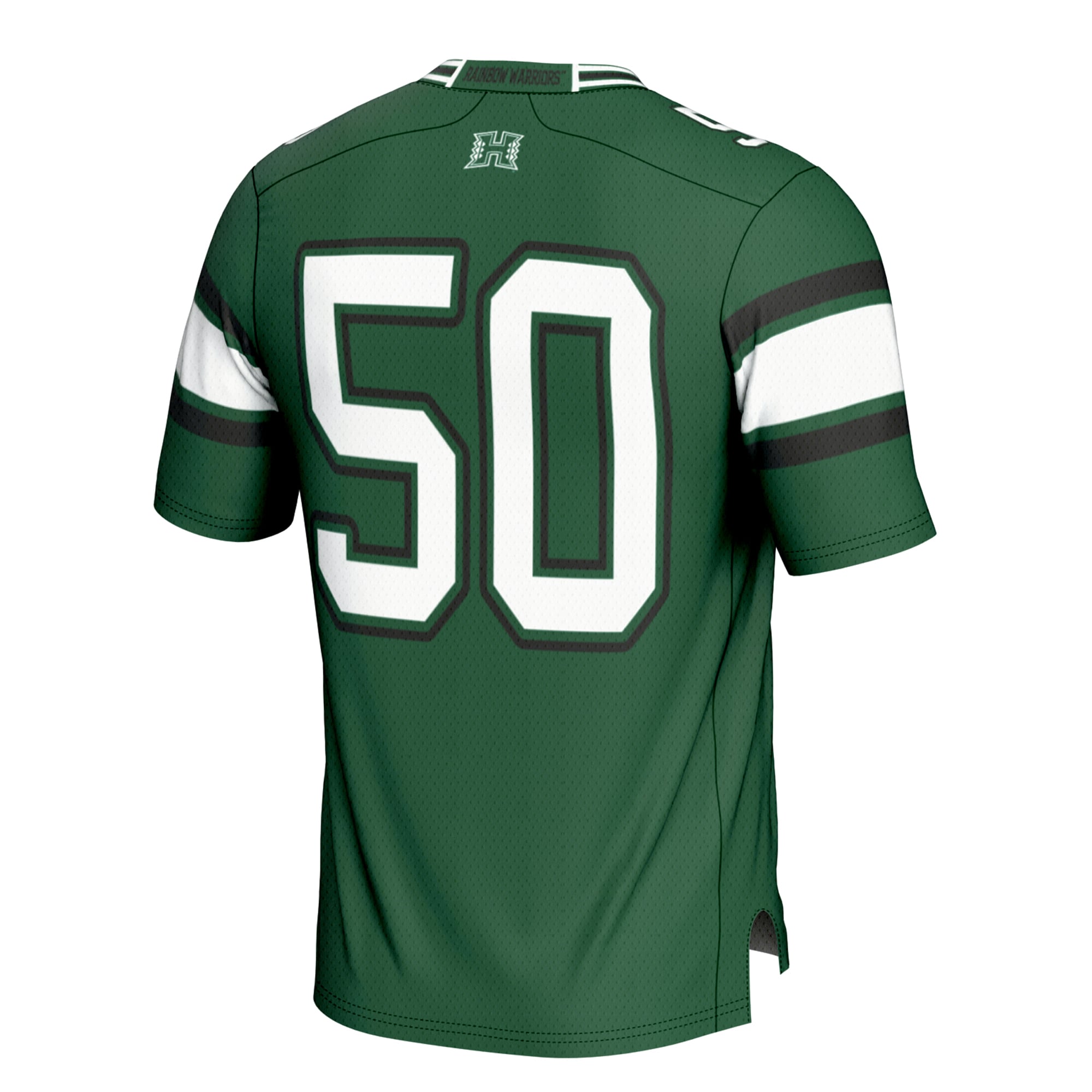 #1 Hawaii Rainbow Warriors GameDay Greats Football Jersey - Green