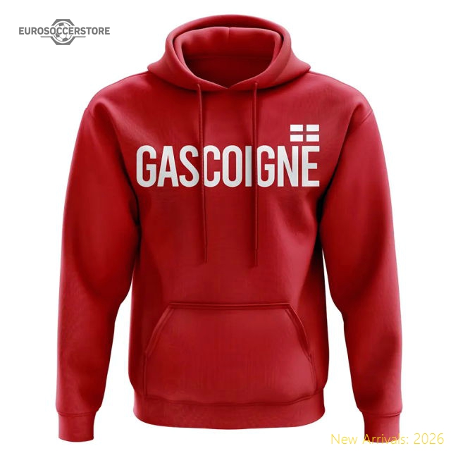 England Gascoigne Name Hoody (Red)