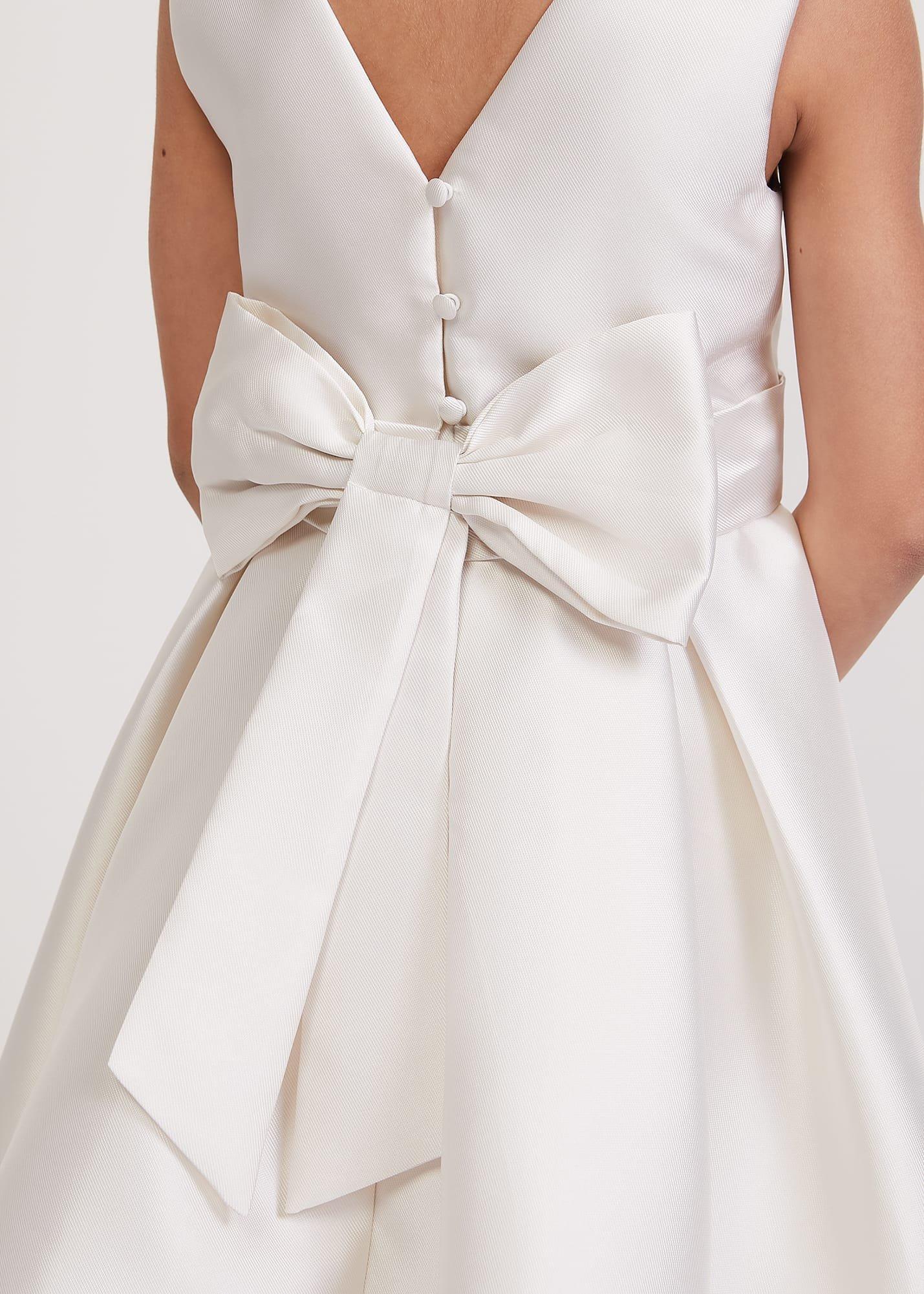 Melody Ivory Satin Dress