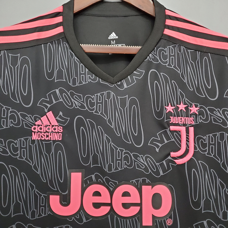 21-22 JUVENTUS BLACK CONCEPT SOCCER SHIRT JERSEY - Official Replica
