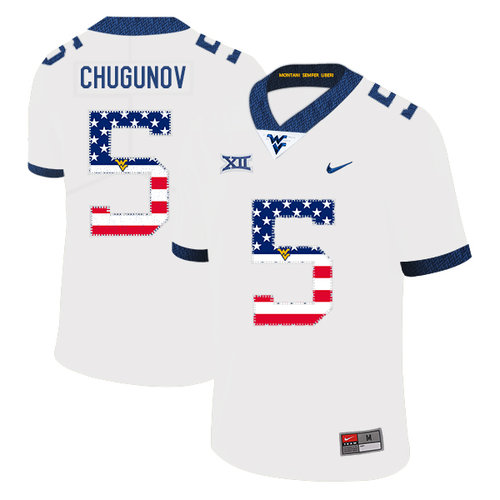 Men's None White 2024 away jersey Chris Chugunov #5 team authorized