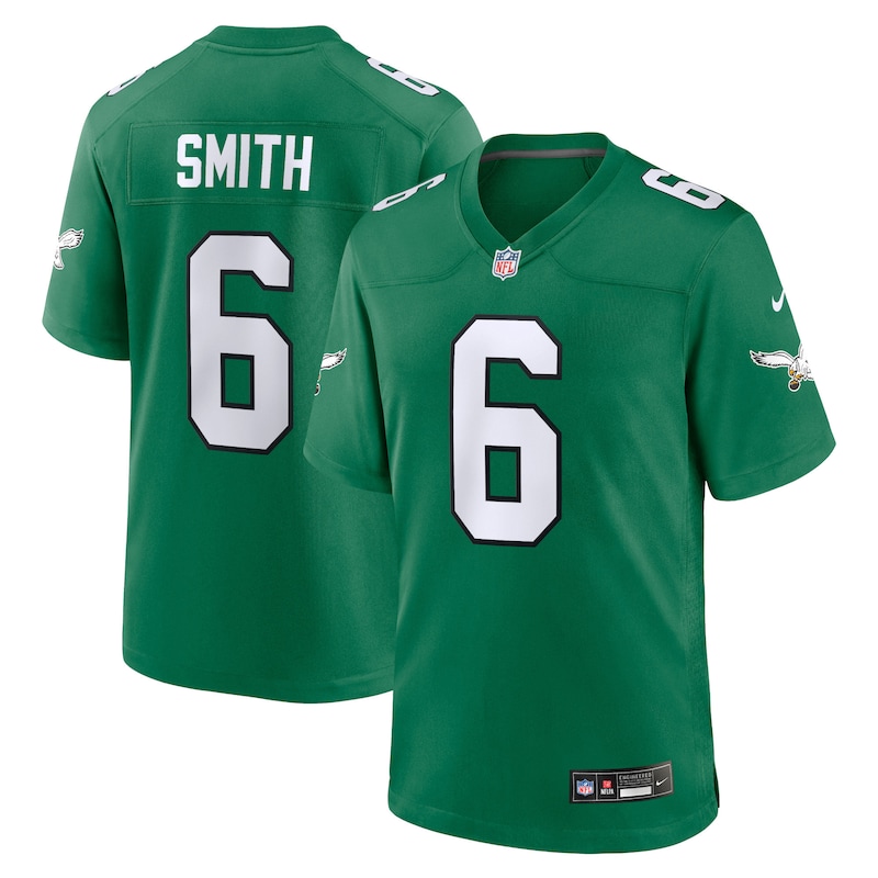 None DeVonta Smith Philadelphia Eagles Retro Game Jersey Football Appa