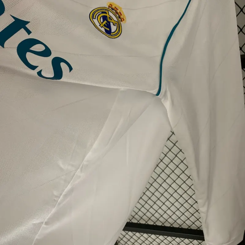 2017-2018 Real Madrid Long Sleeve Jersey retro kit