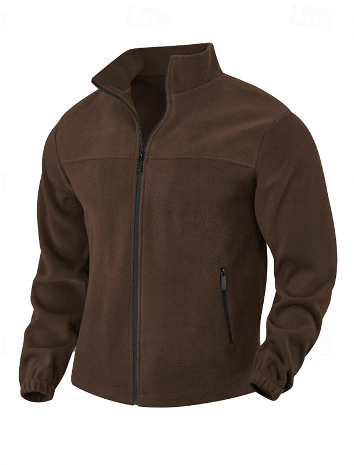 Men's Winter Jacket Fleece Casual Vacation Daily Thermal Warm Pocke #1