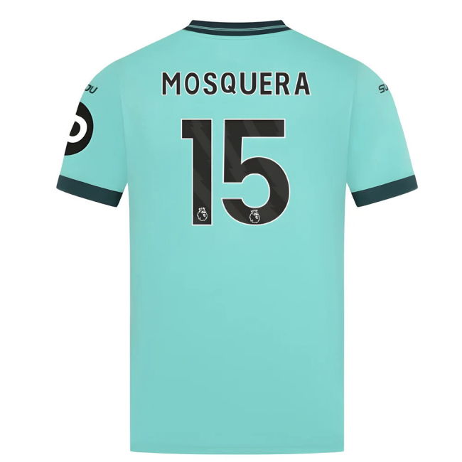 Wolves Wolves Away Shirt Mosquera #15 Official Licensed Devoted 20...