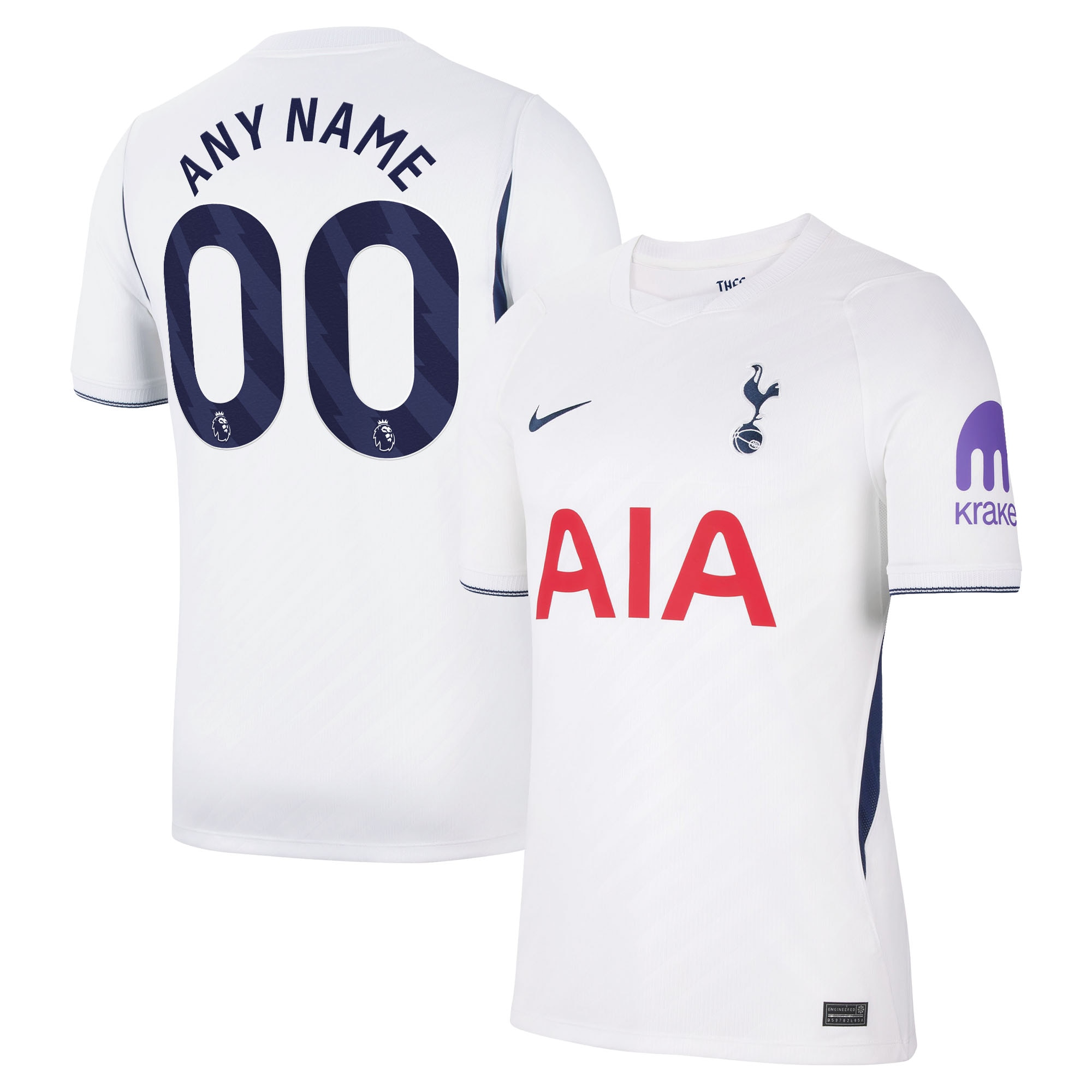 [SJH] Women's Tottenham Hotspur 2026/27 Home Stadium Replica Custom Jersey - White