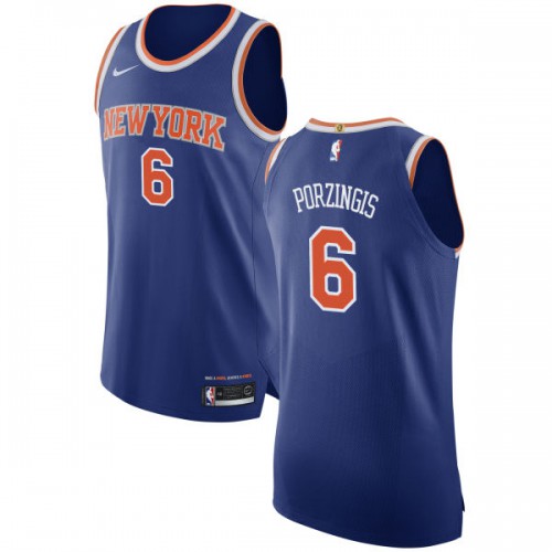 Kristaps #6 NYK Signature Edition NBA Swingman Jersey Basketball