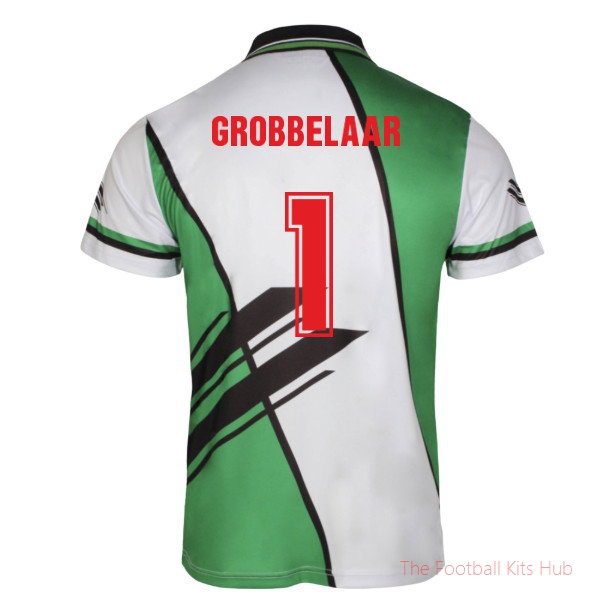 Fan Edition Plymouth Argyle Rotolok 1995-1996 Shirt (Grobbelaar 1)