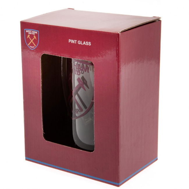 Chic West Ham West Ham United FC Stein Glass Tankard for Fan Wear