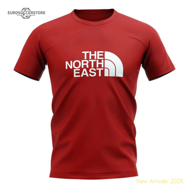 Authentic Middlesbrough The North East T-shirt (red) - Premium