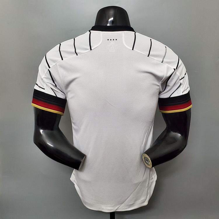 Germany Euro 2020 Home White Soccer Jersey Football Shirt Player