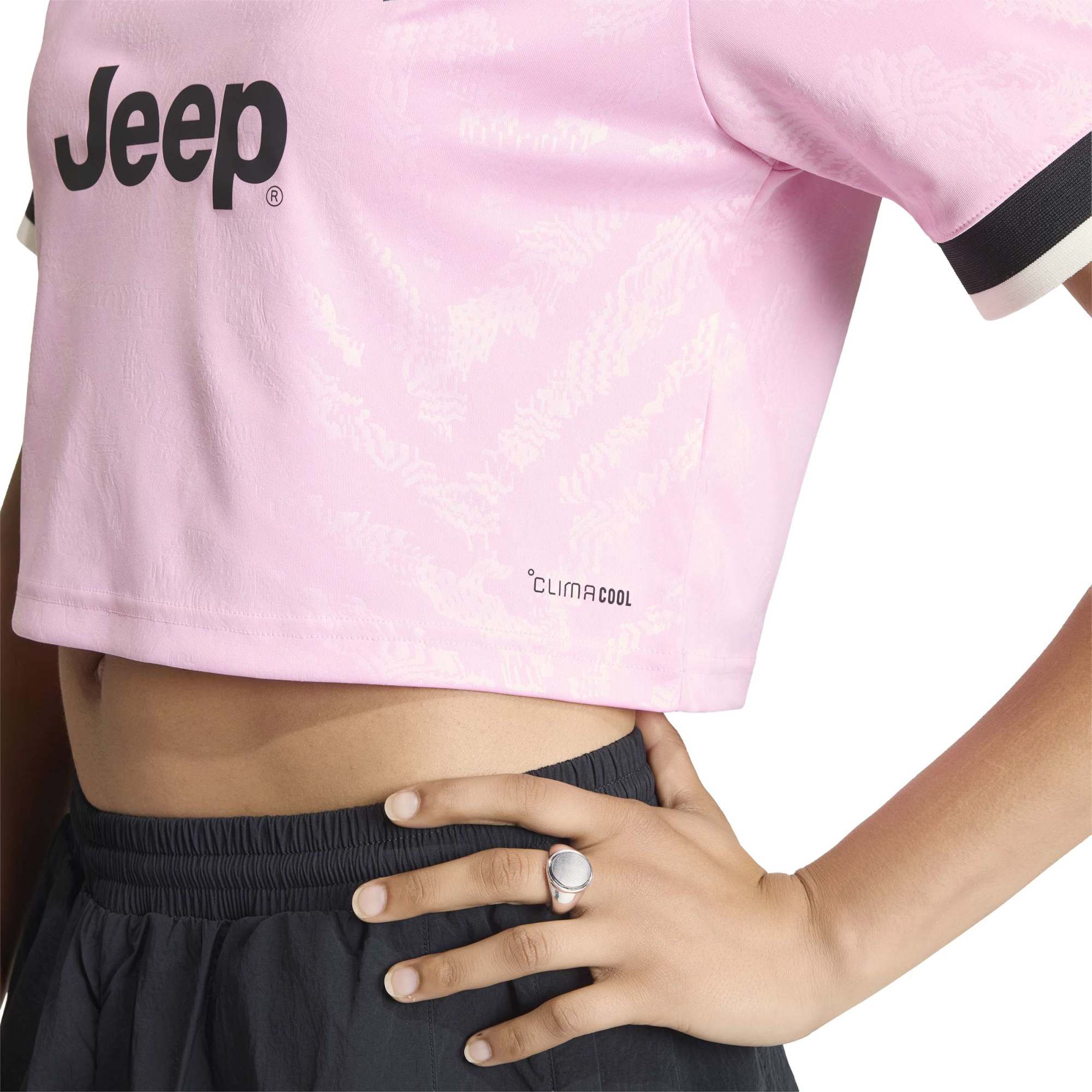 [SJH] Juventus Women's 2026/27 Away Cropped Replica Jersey - Pink